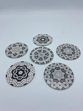 Load image into Gallery viewer, Drinks coasters inspired by Kjarvalsstaðir ceiling