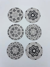 Load image into Gallery viewer, Drinks coasters inspired by Kjarvalsstaðir ceiling