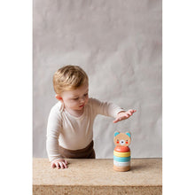 Load image into Gallery viewer, Wood Stacking Toy Bear
