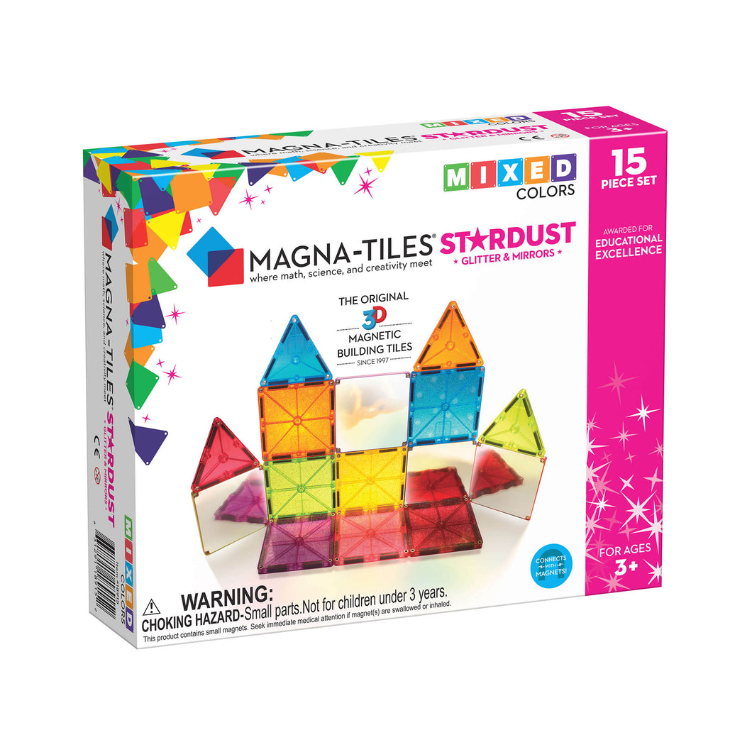 Magna-Tiles® Stardust 15-Piece Set