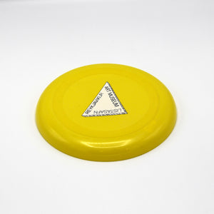 Yellow frisbee